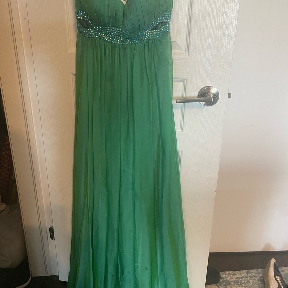 Sweetheart maxi prom dress